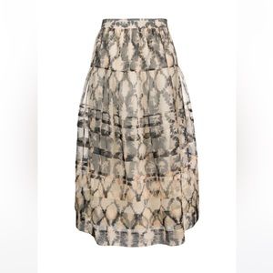 Ulla Johnson Dimitra Skirt in Fossil (Size 4)
